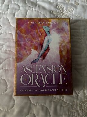 Ascension Oracle Deck by Nari Anastarsia - Purple & Gold Artwork